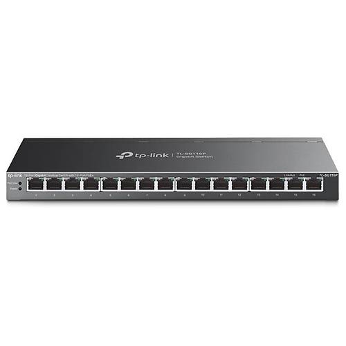 TP-LINK TL-SG116P 16 PORT POE+ 120W YNETLEMEZ GIGABIT DESKTOP SWITCH