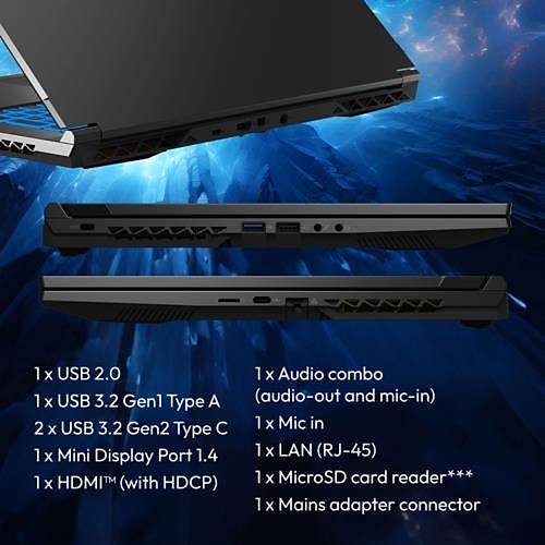 ERAZER Crawler E50i MD600013 i7-12650H 16GB 512GB RTX4050 15.6