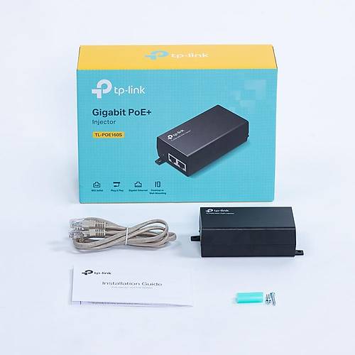 TP-LINK OMADA TL-POE160S 48VOLT 30WATT GIGABIT PORT POE ADAPTR .