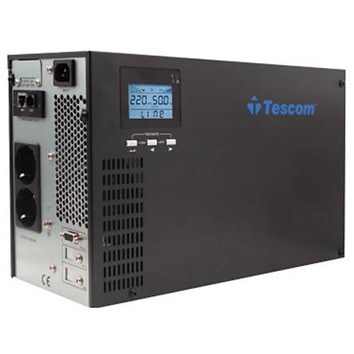 TESCOM CL-101 1KVA 1F/1F (3X9AH) + SNMP YANDAN EKRANLI ONLINE UPS (KGYS CHAZIDIR)