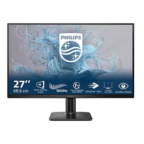 27 PHILIPS 27E2N1100L/00 1MS 100MHZ 1XVGA 1XHDMI FHD 1920X1080 VESA SYAH