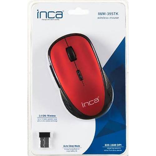 INCA IWM-395TKKIRMIZI KABLOSUZ 1600 DPI MOUSE