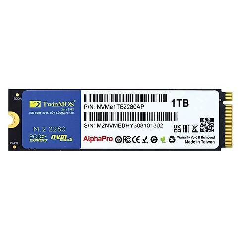 1 TB TWINMOS M.2 PCIe NVMe 3600/3250 NVMe1TB2280AP