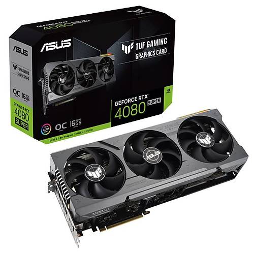 ASUS GEFORCE TUF-RTX4080S-O16G SUPER OC 16GB GDDR6X 256BIT 2XHDMI 3XDP EKRAN KARTI