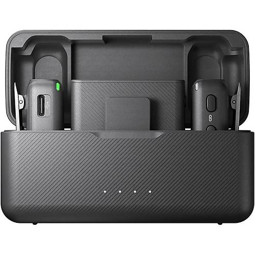 DJI MIC (CE) KABLOSUZ MKROFON (2TX-1RX-CHARGING CASE) (RESMI DIST GARANTILI)