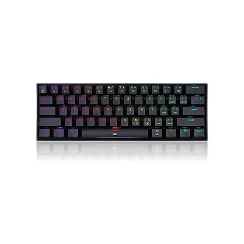 REDRAGON K630 RGB DRAGONBORN BLUE SWITCH %60 Q TR MEKANK OYUNCU KLAVYES SYAH