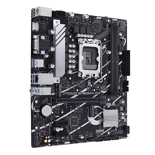 ASUS PRIME B760M-K D4 DDR4 5333MHZ 1XVGA 1XHDMI 2XM.2 USB 3.2 MATX 1700P (12. / 13. VE 14. NESL LEMC UYUMLU)