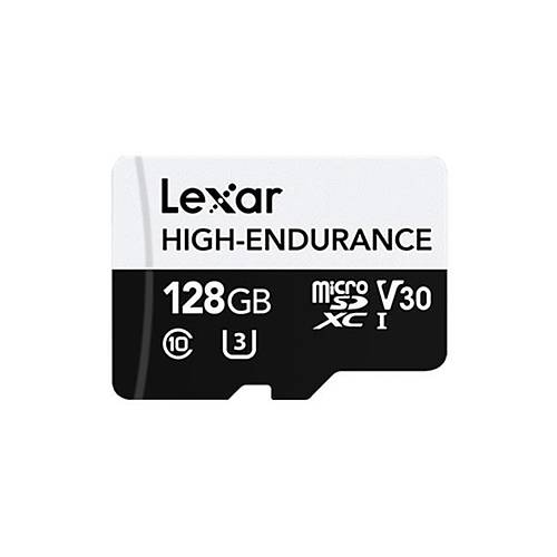 128GB LEXAR LMSHGED128G-BCNNG MICROSD HIGH-ENDURANCE MCROSDHC/MICROSDXC C10 A1 V30 U3 HAFIZA KARTI