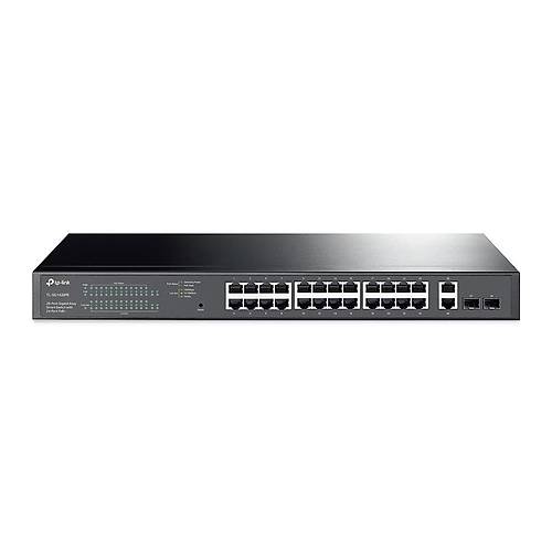 TP-LINK TL-SG1428PE 24 PORT GIGABIT + 2XGIGABIT RJ45/SFP UPLINK YNETLEBLR 250W POE RACKMOUNT SWITCH