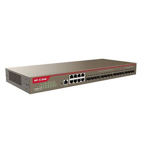 IP-COM G5324-16F 16 PORT SFP + 8 PORT GIGABIT L3 CLOUD YNETLEBLR RACKMOUNT OMURGA SWITCH