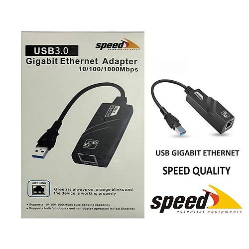 SPEED SP UE050 10/100/1000MBPS USB 2.0/3.0 GIGABIT ETHERNET DNTRC