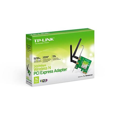 TP-LINK TL-WN881ND 300MBPS 2 ANTEN KABLOSUZ N PCI EXPRESS WIFI ADAPTOR