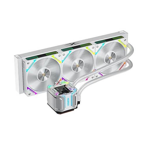 1ST PLAYER X STARSHIP 360MM BEYAZ ARGB IPS 2.4" DJTAL EKRANLI AM5 / LGA 1851, LGA 1700 PREMIUM L