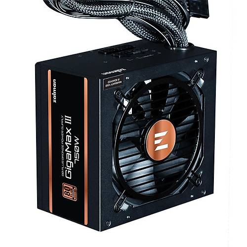 ZALMAN ZM750-GV3 (GIGAMAXIII 750W) +80 PLUS BRONZE GEN5 YKSEK KORUMA DEVRE TASARIMI G KAYNAI