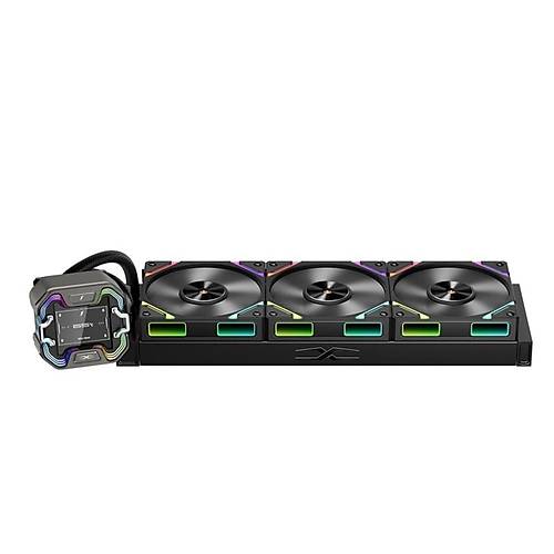 1ST PLAYER X STARSHIP 360MM SYAH ARGB IPS 2.4" DJTAL EKRANLI AM5,AM4 / LGA 1851,LGA1700 PREMIUM LEMC SIVI SOUTUCU