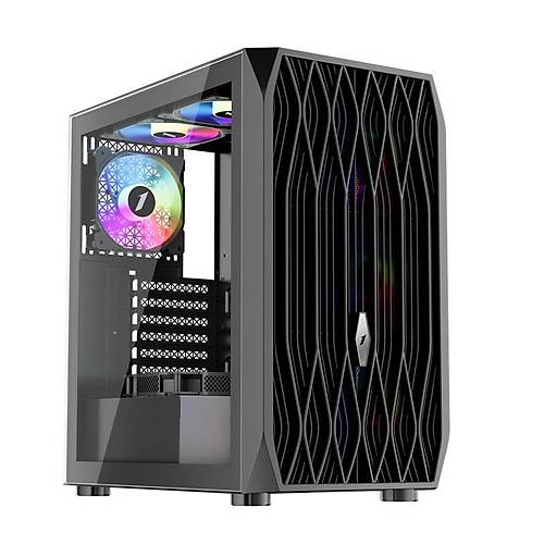 1ST PLAYER ARIYA AY7 SYAH 750W 80+ ARGB 4X12CM FAN TEMPERL CAM MESH USB 3.0 ATX KASA