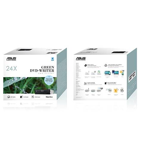 ASUS 24X DRW-24D5MT/BLK/B/GEN BULK SATA DVD-RW OPTIK LOGOSUZ SYAH