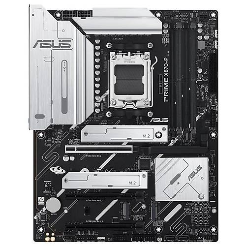 ASUS PRIME X870-P DDR5 8000MHZ 1XHDMI 2XUSB4 4XM.2 ATX AM5 (AMD AM5 9000/ 8000/ 7000 SER LEMC UYUMLU)