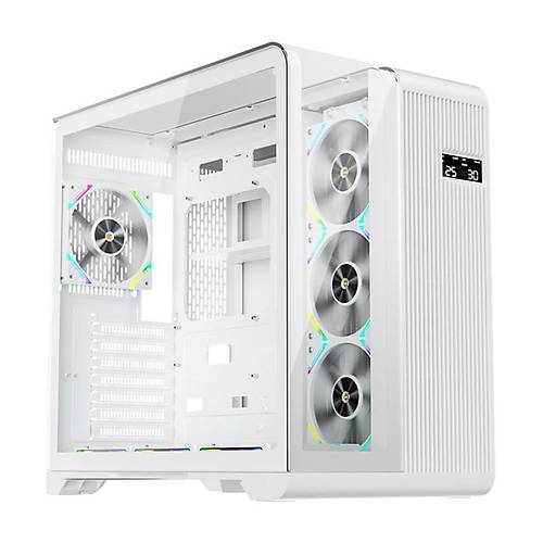 1ST PLAYER RT7 BEYAZ DIGITAL 850W 80+ GOLD FULL MODLER 4X12CM ARGB 3 TARAFLI TEMPERL CAM USB 3.0 - TYPE C ATX KASA