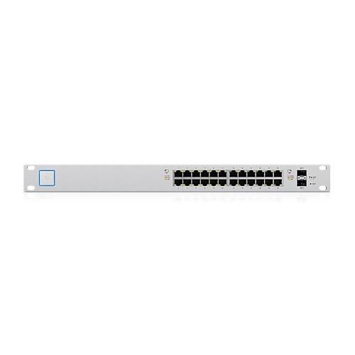 UBNT US-24-250W 24 PORT GIGABIT+2X1GB SFP+ CONSOL PORT 802.3AT/AF YNETLEBLR 250W RACKMOUNT POE SWITCH