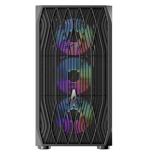 1ST PLAYER ARIYA AY7 SYAH 650W 80+ ARGB 4X12CM FAN TEMPERL CAM MESH USB 3.0 ATX KASA