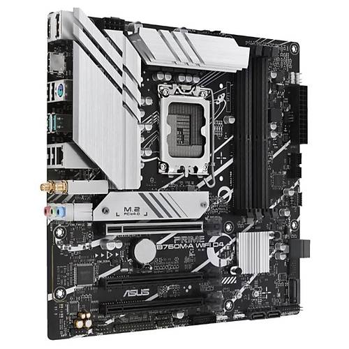 ASUS PRIME B760M-A WIFI D4 DDR4 5333MHZ 2XHDMI 1XDP 2XM.2 USB 3.2 MATX 1700P (12. / 13. VE 14. NESL LEMC UYUMLU)