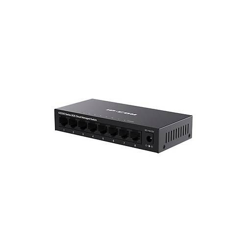 IP-COM IP-G2208D 8 PORT GIGABIT CLOUD YNETLEBLR METAL KASA SWITCH