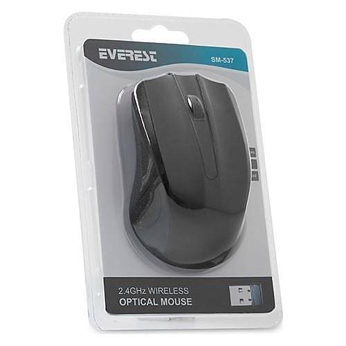 EVEREST SM-537 KABLOSUZ USB SIYAH 2.4GHZ MOUSE