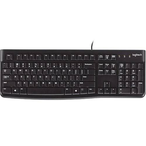 LOGITECH K120 Q USB KABLOLU KLAVYE SYAH 920-002505