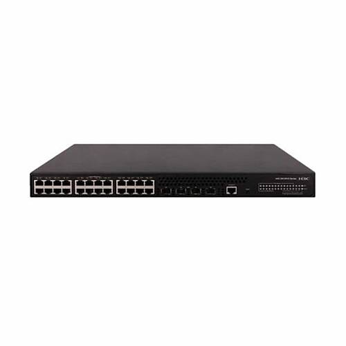 H3C LS-5120V3-28P-PWR-LI-GL L2 24 PORT GIGABIT+4X1GB SFP UPLINK 1XCONSOLE PORT YNETLEBLR 185W POE RACKMOUNT