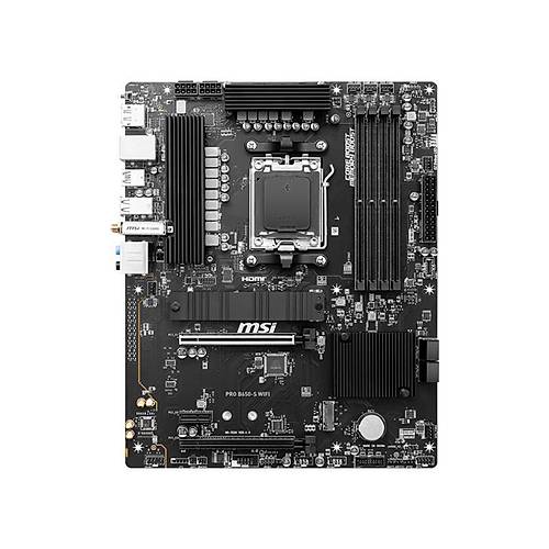 MSI PRO B650-S WIFI DDR5 7200MHZ 1XHDMI 1XDP USB 3.2 M.2 ATX AM5 (AMD AM5 7000 SERS LE UYUMLU)