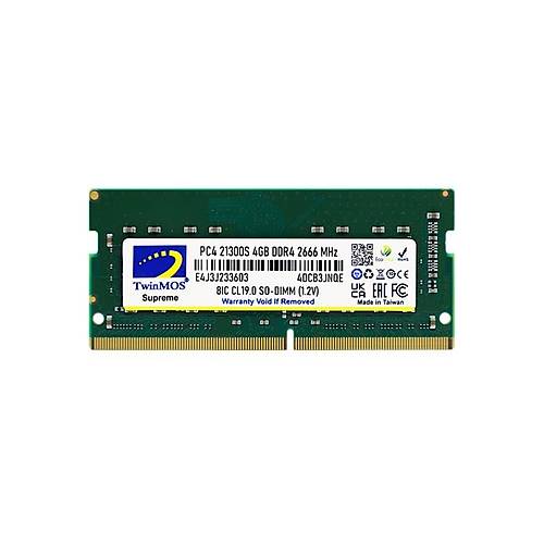 4 GB DDR4 2666MHZ TWINMOS 1.2V CL19 NB MDD44GB2666N