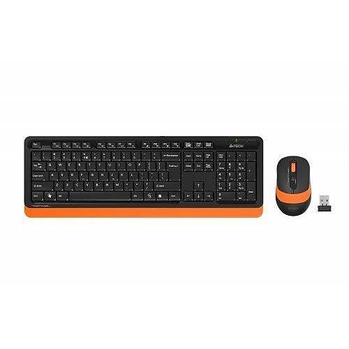 A4 TECH FG1010 TURUNCU Q MM 2.4G KABLOSUZ KLAVYE MOUSE SET