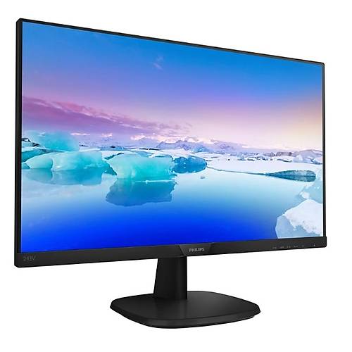 23.8 PHILIPS 243V7QJABF/01 IPS 4MS 75MHZ 1XVGA 1XHDMI 1XDP FHD 1920X1080 HOPARLR FLICKER-FREE VESA SYAH