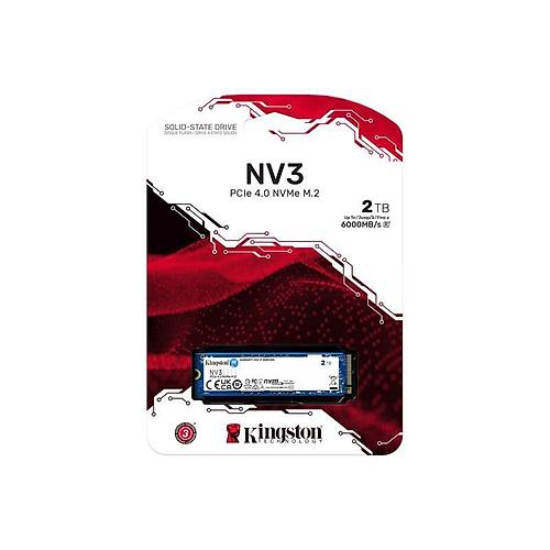 2 TB KINGSTON NV3 2280 GEN4 M.2 PCIE 4.0 NVME 6.000/5.000 SNV3S/2000G