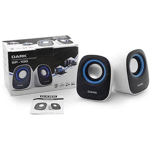 DARK DK-AC-SP100 1+1 MULTIMEDYA USB SPEAKER BEYAZ