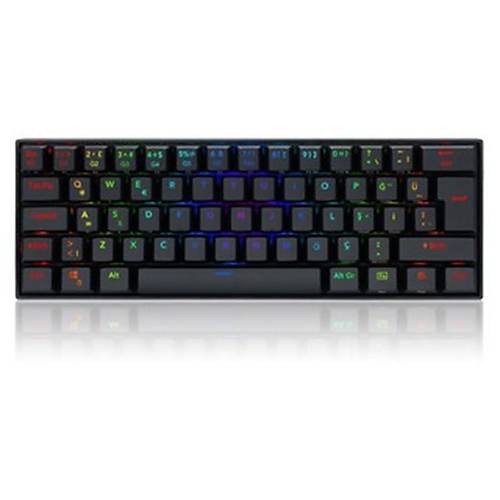 REDRAGON K530 DRACONIC PRO Q TR 60% KOMPAKT KABLOSUZ-BLUETOOTH 2.4G SWITCH MEKANK KLAVYE SYAH