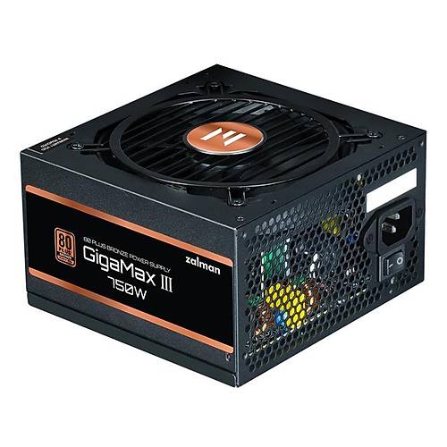 ZALMAN ZM750-GV3 (GIGAMAXIII 750W) +80 PLUS BRONZE GEN5 YKSEK KORUMA DEVRE TASARIMI G KAYNAI