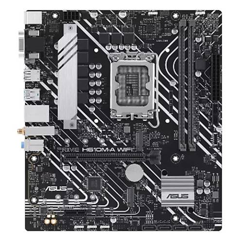 ASUS PRIME H610M-A WIFI DDR5 5600MHZ 1XVGA 1XHDMI 1XDP 2XM.2 USB 3.2 MATX 1700P (12. /13. VE 14. NESL LEMC UYUMLU)