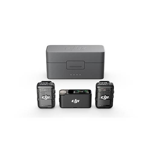 DJI MIC 2 KABLOSUZ MKROFON (2TX-1RX-CHARGING CASE) (RESMI DIST GARANTILI)