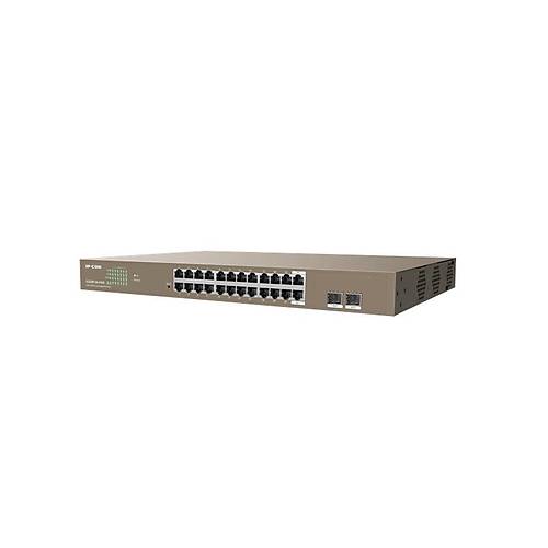 IP-COM G3326P-24-410W 24 PORT GIGABIT+ 2X1GB SFP (COMBO) UPLINK L2 YNETLEBLR 370W POE SWITCH