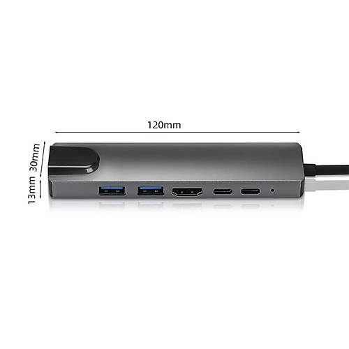 SENSEI TYPE-C 6IN1 HDMI COK FONKSIYONLU USB 3.0 DOCK STATION