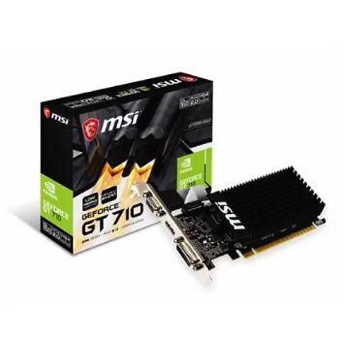 MSI GEFORCE GT710 2GD3H LP 2GB DDR3 64BIT 1XVGA 1XHDMI 1XDVI EKRAN KARTI