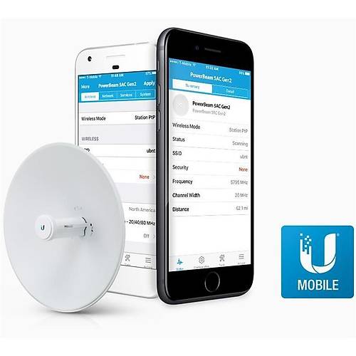 UBNT PBE-5AC-GEN2 5GHZ 25DBI 450MBPS 25KM PTP/PTMP DI ORTAM ACCESS POINT