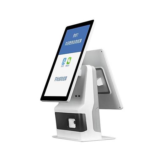 TIWOX Y-4150 15.6" I7 5.NESL 256GB SSD 16GB RAM 2D OKUYUCU FHD 1920X1080 DOKUNMATK WIFI BEYAZ POS PC + 15"6 2.EKRAN