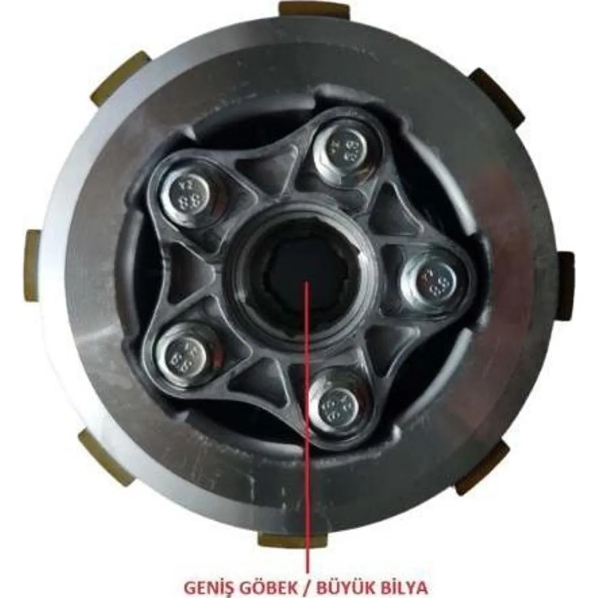 CG 200 DEBRİYAJ KOMPLE 6 YILDIZ 6 BALATA GENİŞ BALATA