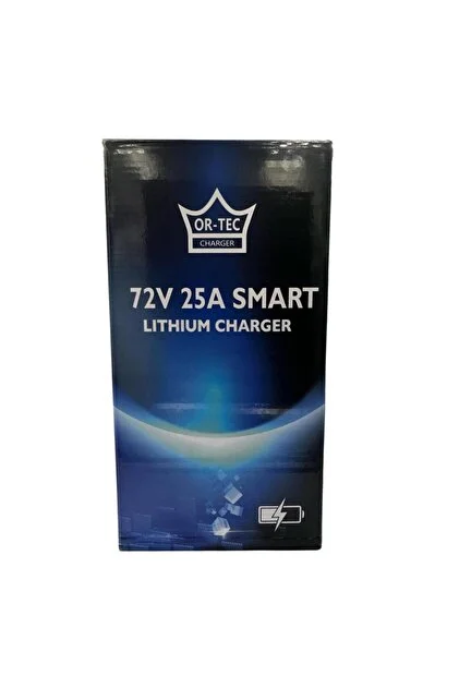 72 Volt 25 Amper Li-Ion ve LiFePO4 Akıllı Lityum Akü Şarj Cihazı