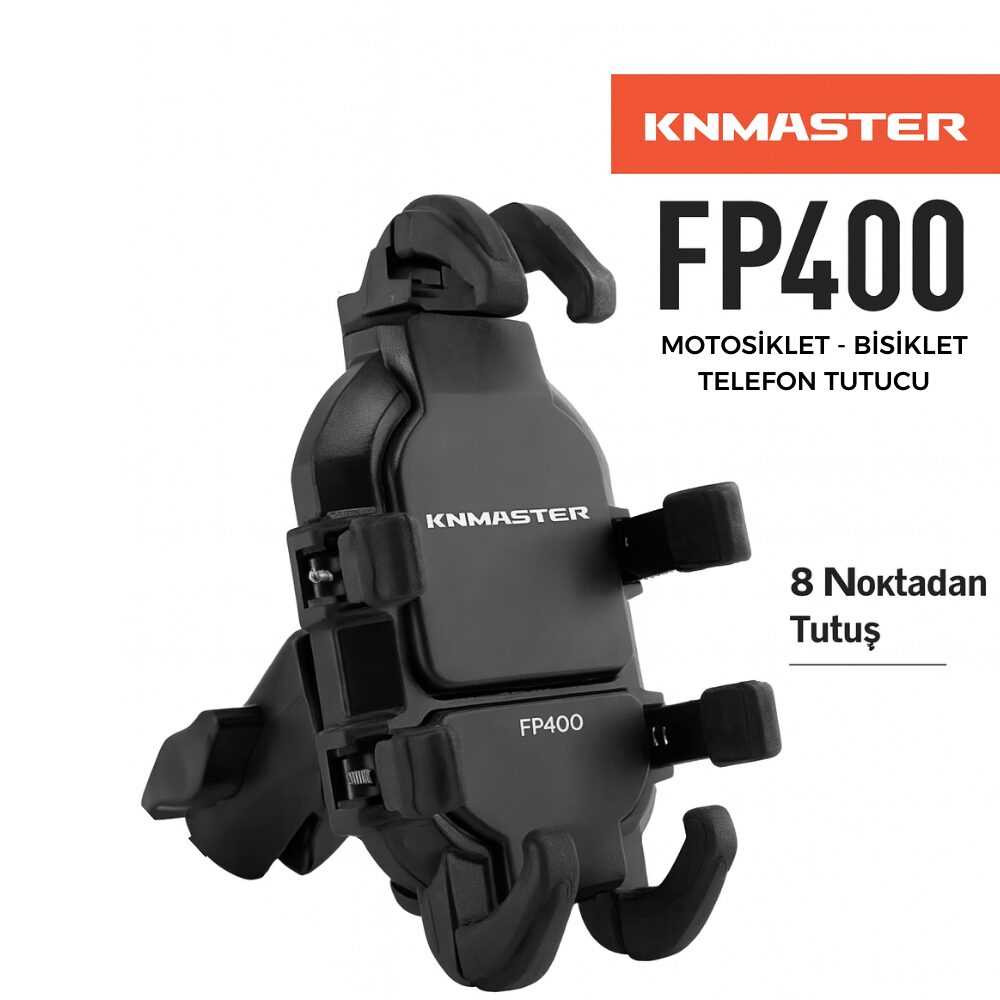 KNMASTER FP400 Titreşim Engelleyicili Tu?m Motosikletlere Uyumlu Telefon Tutucu
