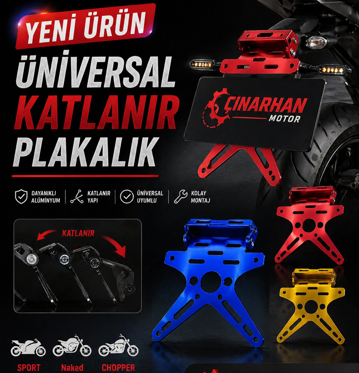 KATLANIR PLAKALIK (UNIVERSAL)