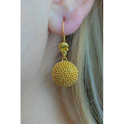 14 Ayar Altın Tomurcuk Küpe